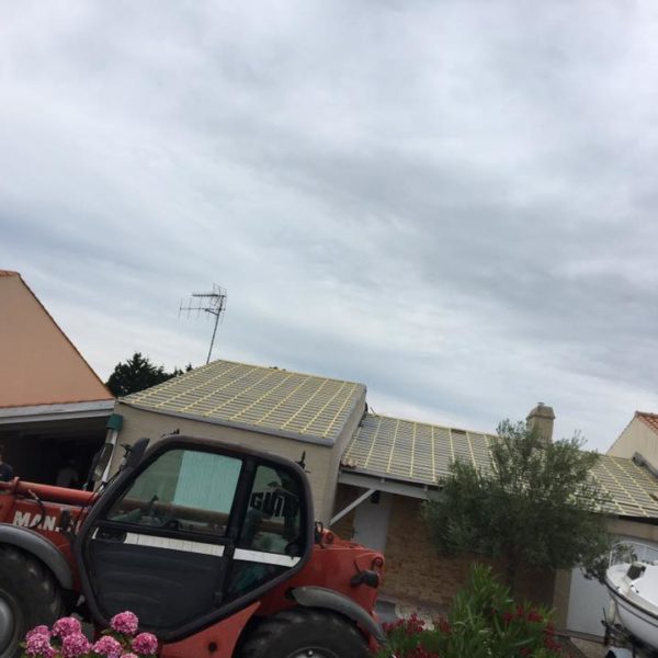 Guiet Construction, rénovation de couverture Château d'Olonne (Pays des Olonnes)