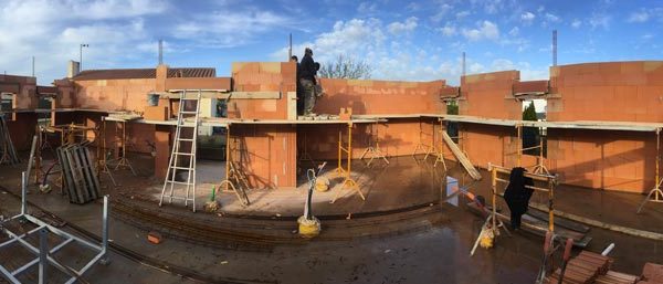 Réalisation d'une maison en brique par Guiet construction en Vendée (Château d'Olonne)